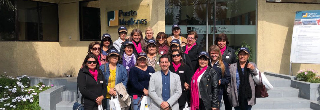 Puerto Mejillones recibió en sus instalaciones a las participantes del voluntariado Mujeres Unidas de Mejillones