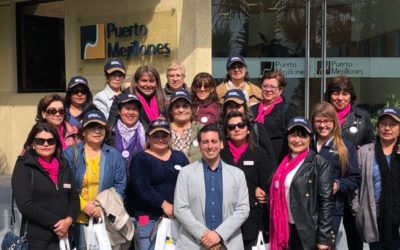 Puerto Mejillones recibió en sus instalaciones a las participantes del voluntariado Mujeres Unidas de Mejillones