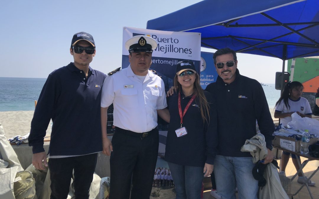 Puerto Mejillones participó en el Día Internacional de la Limpieza de Playas