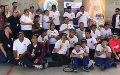 Puerto Mejillones concluyó clínicas de tenis inclusivas con campeonato interno