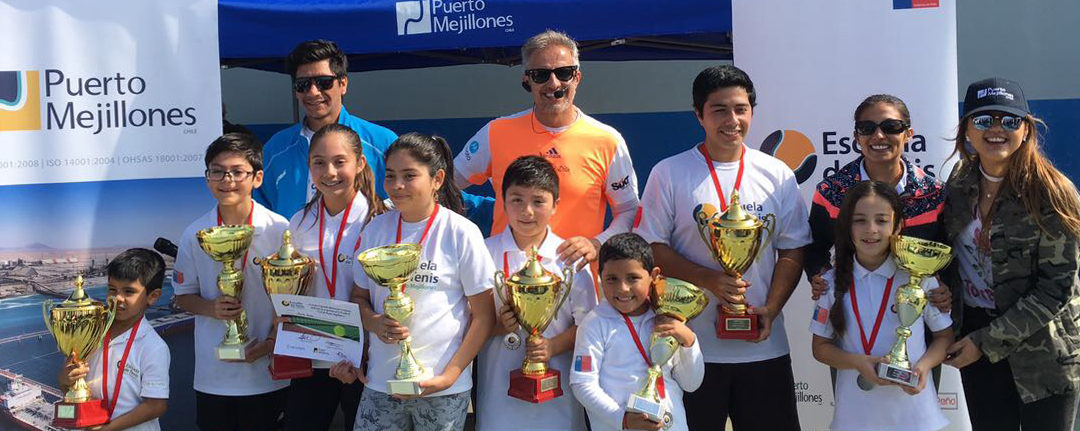 Escuela de Tenis Puerto Mejillones cierra su quinta temporada con campeonato interno