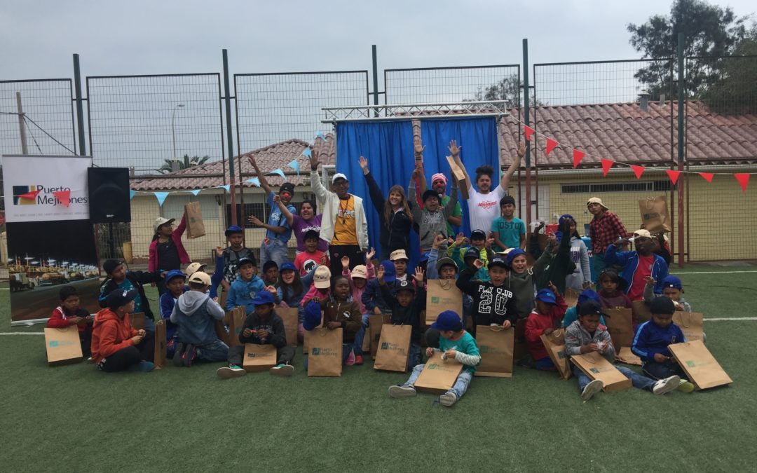 Niños del programa “Deporte en tu barrio” visitaron Puerto Mejillones