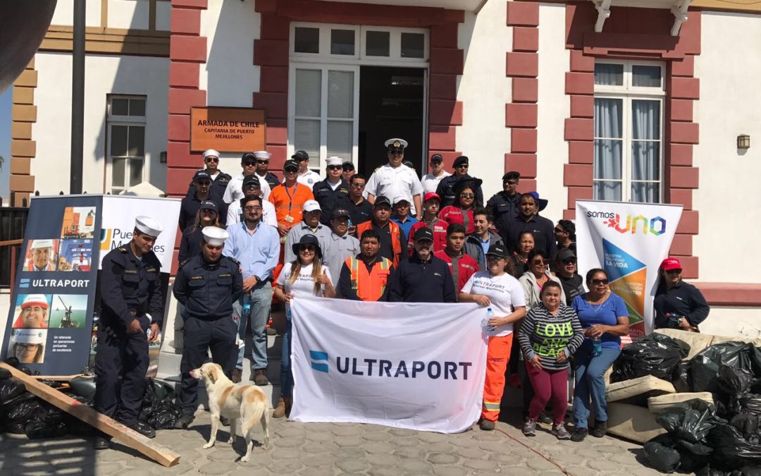 Puerto Mejillones participó en el Día Internacional de la Limpieza de Playas