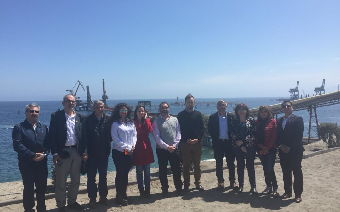 Delegación del Encuentro Internacional Puerto Barranqueras visitó Puerto Mejillones