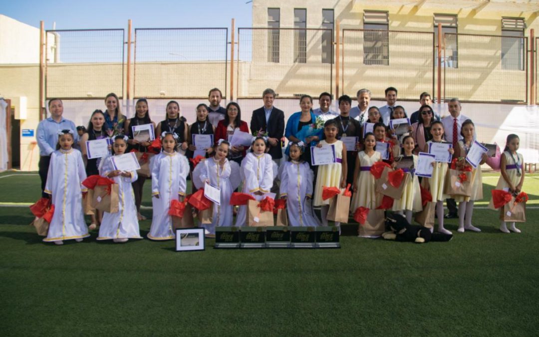 Escuela de Ballet despide el 2019 en las instalaciones de Puerto Mejillones