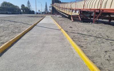 Vías peatonales: Un nuevo proyecto de conectividad en las instalaciones de Puerto Mejillones