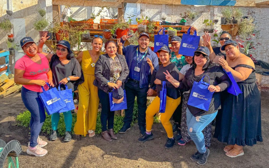 Con éxito culminó el Taller de Huerto y Compostaje de Puerto Mejillones